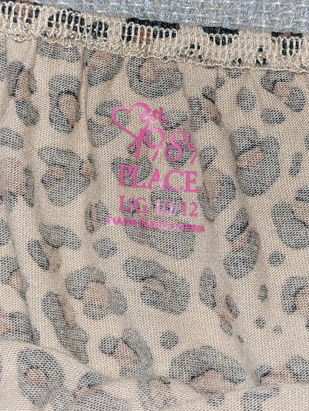 The Children's Place Size Large Leopard Animal Print Tank Top Dress